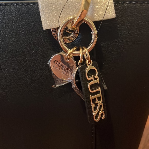 NWT Black Guess Tote - Picture 5 of 6